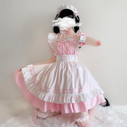 Maid Outfit Sweet Lolita Dress Cosplay Maid..