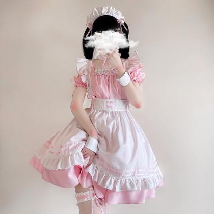 Maid Outfit Sweet Lolita Dress Cosplay Maid..
