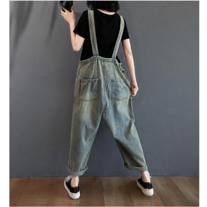 Fashion Woman Jeans Loose Pants Ripped Jeans..