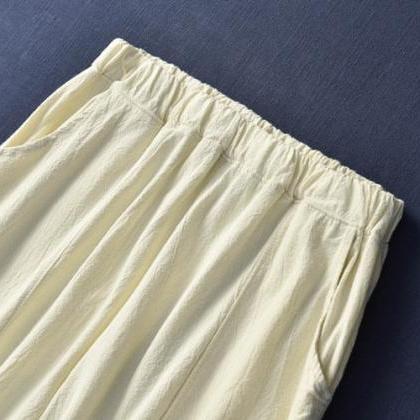 Woman Oversize Pants Summer Loose Harem Pants Soft..