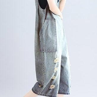 Woman Fashion Loose Ripped Jeans Retro Casual..