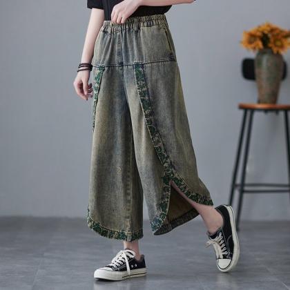 Embroidered Pants Embroidered Jeans