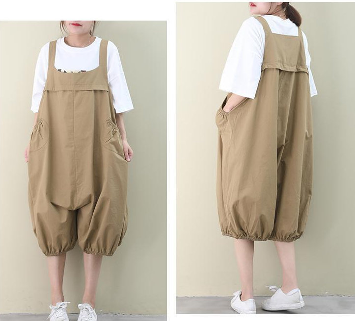 Woman Loose Pants Plus Size Pants Over Size Overalls Wide Leg Pants Loose Overalls Bloomers
